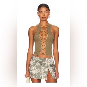 Miaou Mystic tank new with tags in Moss (Olive)